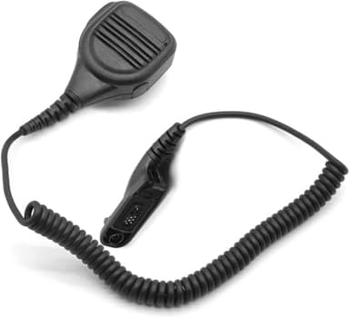 SHAWOROCE Schwere Mikrofon Lautsprechermikrofon PTT Mic für Motorola Funkgeräte DP3400 DP3600 DP4400 DP4600 DP4800 MTP6650 Walkie Talkie drehbarer hinterer Clip