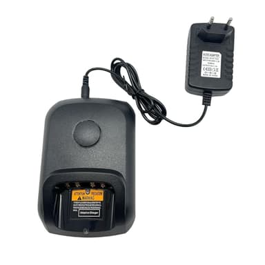 Schnellladegerät für Motorola DP4400e DP4800e DP4600e DP3400 DP3601 & APX Serie – WPLN4232 Ersatz für PMNN4406 PMNN4544 Akkus – Tischlader mit EU-Stecker für Li-Ion & NI-MH Funkgeräte