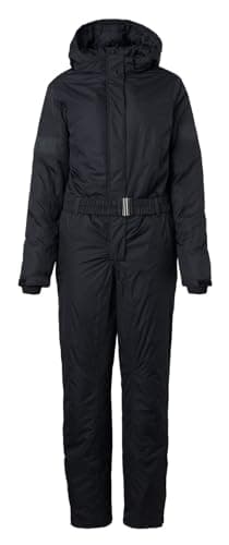 HORZE Damen Overall Annica, wasserabweisend, Winddicht, Silikon Vollbesatz, Schwarz, 34