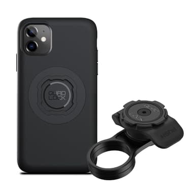 QUAD LOCK Vorbaukappe Fahrradhalterung Kit mit MAG Handyhülle für iPhone 11