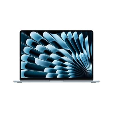 Apple MacBook Air (15", Apple M4 Chip mit 10‑Core CPU und 10‑Core GPU, 16GB Gemeinsamer Arbeitsspeicher, 256 GB) - Himmelblau