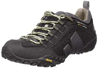 Merrell Herren Intercept Trekking-& Wanderhalbschuhe, Schwarz (Smooth Schwarz), 42 EU
