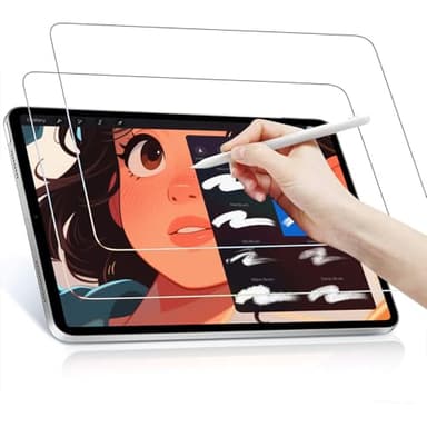 2 Stück Papier Schutzfolie für iPad Pro & iPad Air 13 Zoll (2024) Matt Papier Folie Schutzfolie Displayschutz Schreiben und Zeichnen wie auf Papier, Blendfreiem Feel Paper Film PET Screen Protector
