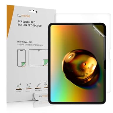 kwmobile 2X Tablet Schutzfolie kompatibel mit Apple iPad Pro 11" (2024) Folie - Full Screen Protector - Tablet Displayfolie entspiegelt