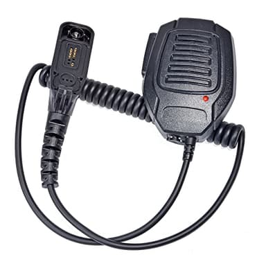 UAYESOK Radio Schulter Lautsprecher Mikrofon, Walkie Talkie Handmikrofon, Multi Pin Mikn für Motorola DP3400 DP3600 DP3401 DP3601 DP4400 DP4401 DP4600 DP4600 DP4800 DP4801 2 Wege Funkgerät