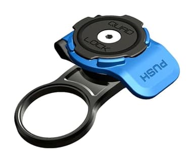 Quad Lock Montagehalterung für Fahrradvorbau Pro - Aluminium - Stoßdämpfend - Ständer - Silber - Fahrradhalterung für Handyhülle