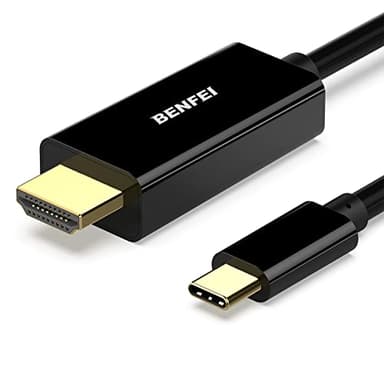 BENFEI USB C auf HDMI Kabel 4K 0,9m, Typ C auf HDMI Kabel [kompatibel Thunderbolt 3/4] für iPhone 15 Pro/Max MacBook Pro/Air 2023 iPad Pro iMac S23 XPS 17 usw