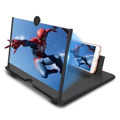 Bailonda 20 Zoll Handy vergrößerungs Bildschirm, bildschirmlupe für Smartphones, 3D HD Handy Bildschirmlupe Vergrößerung für alle Smartphones, für das ansehen von filmvideos