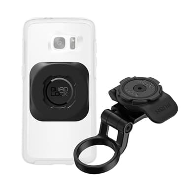 QUAD LOCK Vorbaukappe (Verstellbar) Handyhalterung Fahrrad Kit mit universellem MAG-Adapter für Smartphones