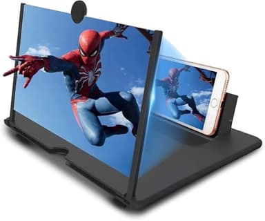 Bailonda 16 Zoll Handy vergrößerungs Bildschirm, bildschirmlupe für Smartphones, 3D HD Handy Bildschirmlupe Vergrößerung für alle Smartphones, für das ansehen von filmvideos