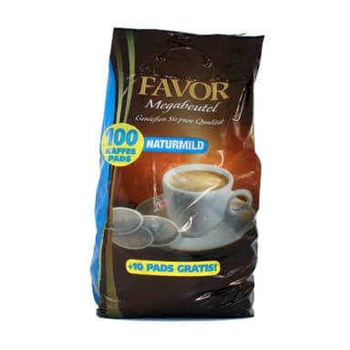 Favor Milde Röstung KaffeePads Megabeutel 100 Stuck