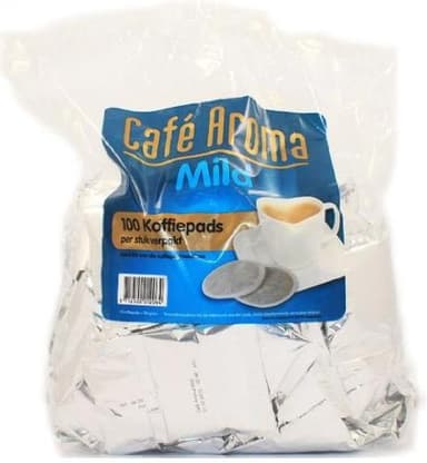 Café Aroma Mild 100 Kaffeepads Megabeutel